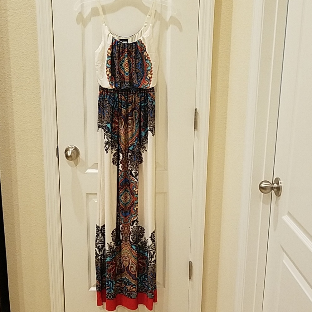 Paisley print maxi